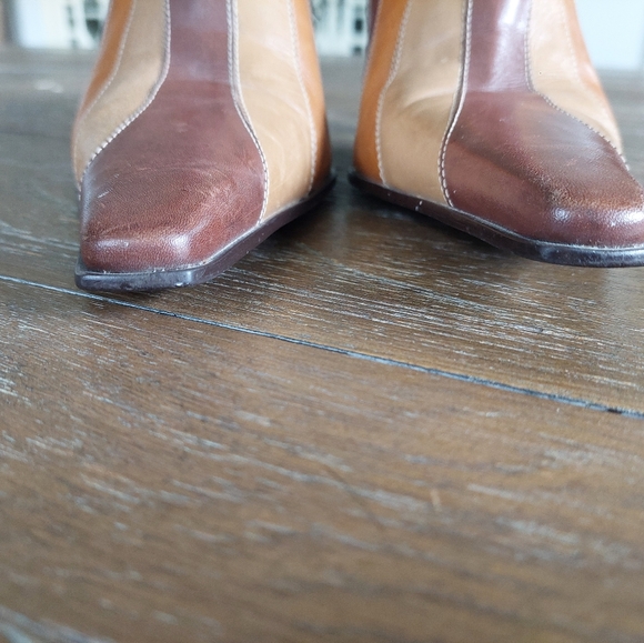 Vintage Bronx Helena Leather Boots, Size 9M. - Picture 5 of 12